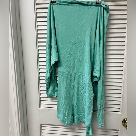 Fashion Nova mint green Romper Cold Shoulder L - Picture 3 of 3